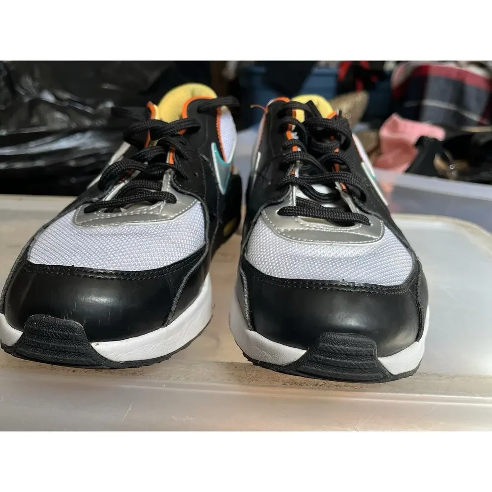 Nike Air Max Excee GS Boys 7Y White Black Chrome Sneakers CJ2002-100